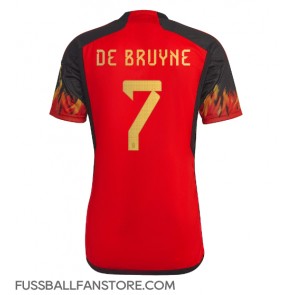 Belgien Kevin De Bruyne #7 Replik Heimtrikot WM 2022 Kurzarm